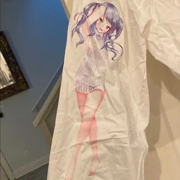 Anime Graphic White Crop Top - Picture 3 of 8